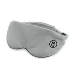 BARMY Weighted Sleep Mask for Women and Men, Weighted Eye Mask for Sleeping, Eye Cover That Blocks Out Light to Help Relaxation and Night Sleep, Comfortable Blackout Sleeping Mask, 0.8lbs, Gray