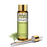 PHATOIL Lemongrass Essential Oil 10ML - Undiluted and Cruelty-Free, Pure Lemongrass Oil - Essential Oils for Diffusers for Home