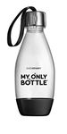 SodaStream My Only Bottle, 500ml Fizzy Drink Bottle & Reusable Water Bottle fits our Retro Drinks Sparkling Water Makers, BPA Free, Dishwasher Safe Refillable Bottle - 1x Bottle 0.5L, Black