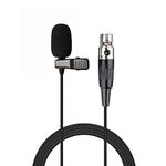 Sujeetec Lavalier Microphone Lapel Microphone Compatible with Shure Wireless Transmitter - Unidirectional Condenser Mic - Mini XLR TA4F Plug