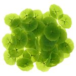 Plants Decor 40pcs Pond Fish Tank Leaf Artificial Floating Pond Decoration Water Floating Leaves Aquarium Landscape Ornament Fish Tank Decor Botanical Decor