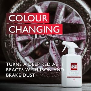 Autoglym Advanced All Wheel Cleaner 1L – pH Neutral, Colour Change Spray