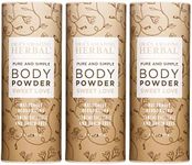 Sweet Love Body Powder, Scented Talc Free Dusting Powder with Amber Oil, Ylang Ylang, Vanilla & Frankincense Essential Oils, Ora's Amazing Herbal, 3 Units, 2.5 oz Each