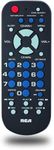 RCA 3-Device Palm-Sized Universal Remote, Long Range IR, Replaces Most Major Remote Brands, Designed for Comfort, RCR503BE