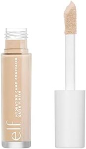 e.l.f. Hydrating Camo Concealer, Wrinkle-Free and Full Coverage, Satin Finish, Covers, Corrects and Emphasises, Vegan & Cruelty Free, Light Sand, 6 ml