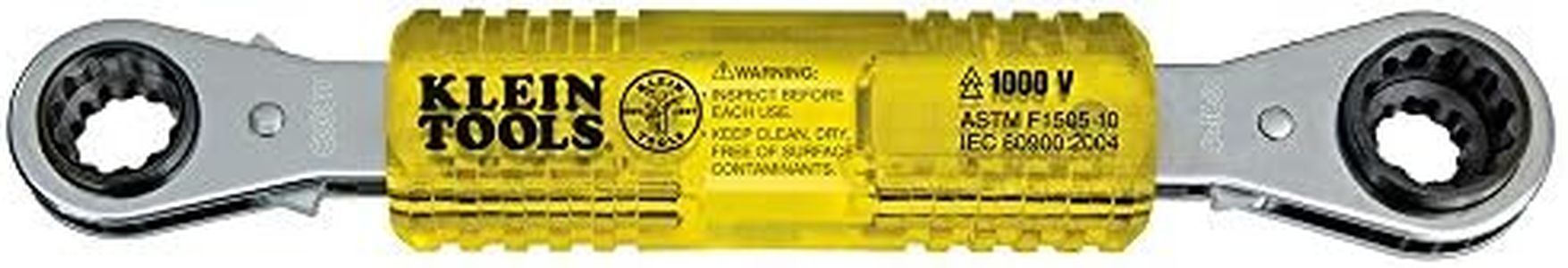 Klein Tools KT223X4-INS Lineman's Insulating 4-in-1 Box Wrench