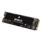 Corsair MP600 GS 1TB PCIe Gen4 x4 NVMe M.2 SSD – High-Density TLC NAND – M.2 2280 – DirectStorage Compatible - Up to 4,800MB/sec – Great for PCIe 4.0 Notebooks - Black