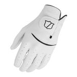 WILSON Staff Model Golf Glove - Men's Left Hand, White/Black, X-Large