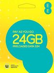 EE PAYG SIM Card Preloaded with 24 GB of 4GEE Data