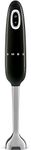 Smeg HBF22BLUK 4- in-1 Hand Blender with Potato Masher and Whisk, 700W, Black