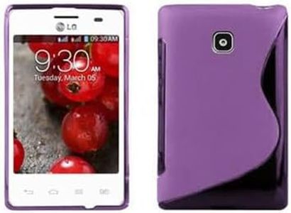 cadorabo Coque pour LG Optimus L3 (2.Gen) en ORCHIDÉE Violet - Housse Protection Souple en Silicone TPU avec Anti-Choc et Anti-Rayures - Ultra Slim Fin Gel Case Cover Bumper