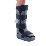 Vissco Pneumatic Walker Boot, Double Push Button - Long Type with 17" Height, Black (L)