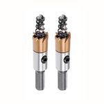 Sourcingmap 2 Pcs 12mm HSS Drill Bit Hole Saw Stainless High Speed Steel Metal Alloy