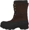 Kamik Nation Plus Snow Boot - Waterproof Boots for Men - 8mm Liner - Traction Outsole & Winter Shoes - Insulated Work Boots for Men - 40°F Cold Weather Protection - Dark Brown - 10