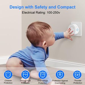Smart Plug 4-Pack – Alexa Compatible, UK WiFi Outlet