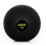 GISCO Rubber Slam Ball/Dead Bounce Ball Strength Training Fitness Workout Slam Ball for Men/Women (6 Kg)