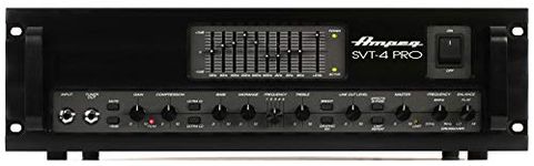 Ampeg SVT-4PRO Pro Series Tube/Solid-State Hybrid Bass Amplifier Head, 1200 Watt