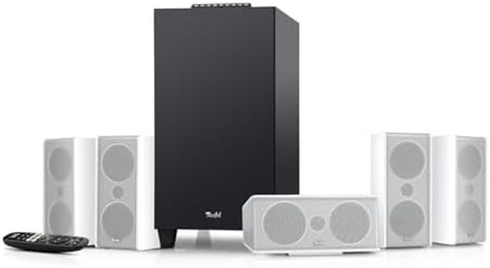 Teufel CONSONO 35 Concept - 5.1 Surround Soundsystem, Komplettsystem Heimkino mit integriertem AV-Receiver, Bluetooth, Dolby Audio, USB-C-Soundkartenfunktion, HDMI ARC CEC - weiß