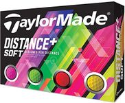 TAYLOR MADE Golf Ball DISTANCE DISTANCE+SOFT 12P Men's M7174701 Multicolor