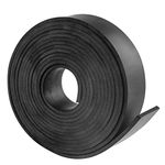 DGSL Neoprene Rubber Sheet, Solid Rubber Sheets, Rolls & Strips for DIY Gaskets, Crafts, Pads, Flooring, Protection, Supports, Leveling, Anti-Vibration, Anti-Slip (1" Wide x 1/8" Thick x 10' Long)