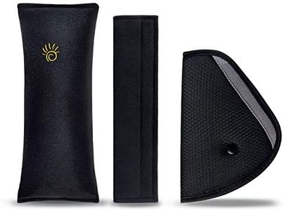 Almohadillas para Cinturón Coche Seguridad, URAQT Almohadillas Protectores de Hombro, Auto Almohada para Cinturón de Seguridad Soporte de la Cabeza Proteja Hombro para Niños Bebés Adultos
