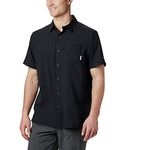 Columbia Men's Big and Tall Slack Tide Camp Shirt, Black, 1X