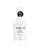 ROSALIND Magic Remover Gel Nail Polish Remover Within 2-3 MINS Peel off Varnishes without Soak off Remover Tools (15ml - Remover Gel)