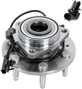 EVERESTWAY 515096 4WD Front Wheel Hub Bearing Assembly w/ABS Compatible with Chevrolet Chevy Silverado Suburban Avalanche Tahoe Cadillac Escalade 1 PC