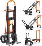 JEKO&JEKO 4-in-1 Convertible Hand Truck, 1000 LBS, Carbon Steel Dolly
