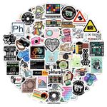 BulbaCraft 100Pcs Photography Stickers, Camera Stickers for Water Bottles, Laptop, Scrapbooking, Planners — Photographer Gifts Women, Camera Gifts for Photographers Women, Photography Accessories