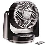 Ozeri OZF6 Brezza III Dual Oscillating 10-Inch High Velocity Desk and Table Fan , Black/Gray