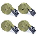 Tree Stand Stabilizer Straps, Tree Stand Accessories, Hunting Utility Strap with Loop End for Holding Climbing Tree Stand and Backpack, Hanging Trail Cameras and Holding Gear 4 Pcs (1'' x 78'')