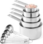 Stainless Steel Measuring Cups And 