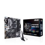 ASUS PRIME B550M-A WIFI II, AMD B550, AM4, Micro ATX, 4 DDR4, VGA, DVI, HDMI, Wi-Fi, PCIe4, 2x M.2