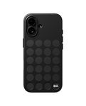 DailyObjects iPhone 17 Stack Signature Magnetic Case Cover | Compatible with Magsafe | Camera & Body Protection | Shock/Scratch Proof| Dual Hybrid Protection | Wireless Charging - Carbon Black