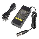 44V 1.5A XLR Charger for 36V Lead Acid Battery MX500, MX650, GT GT750, IZIP I600, I750, I1000, Mongoose M750, X-Treme X-600, Schwinn S600 S750 S1000 ST1000 Stealth X1000