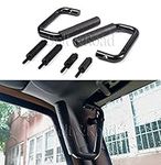 Wrangler JK Grab Handle - Front Grab Handle Kit Aluminum Alloy Grab Bar for 2007-2018 Wrangler JK JKU Rubicon Sport Sahara