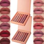 Havenlyn the Everlasting Liquid Lipstick Matte Set of 6, Havenlyn Everlasting Liquid Lipstick Matte, Matte Liquid Moisturizing Lip Gloss Kit, Wear-Resistant Non-stick (A+B)