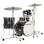 Ludwig Breakbeats By Questlove 4-piece Shell Pack with Snare Drum - Black Sparkle