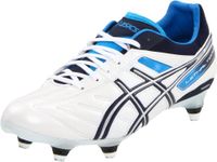 ASICS Men's Lethal Tigreor 4 ST Soccer Shoe,Pearl White/Navy,7 M US