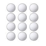 Beistle S55087AZ12, 12 Piece Volleyball Cutouts, 13.5'' (White/Black)