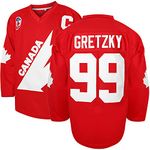 Gretzky #99 Team Canada Ice Hockey Jersey Christmas Summer Stitched Red (X-Large, Red)