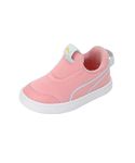 Puma Unisex-Baby Courtflex v2 Slip On Inf Peach Smoothie-ICY Blue Sneaker - 6 UK (37485916)