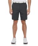 PGA Tour Men's Golf Flat Front Extender Short, Asphalt, 34