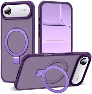 SKYLMW Compatible with iPhone Air Case with Stand,Purple
