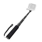 BKN Alloy Handled Extendable Selfie Stick Waterproof Monopod Stand for All GoPro Max Hero, Insta360, DJI Action AKASO, and All Other Cameras (123cm Extended)