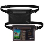 AiRunTech Waterproof Fanny Pack Women Men,Waterproof Pouch Protect Phone Wallet Passport with Waist Strap,Waterproof Bag for Pool Swimming Boat Kayak Paddle Board Accessories Beach Camping Essentials