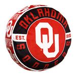 NORTHWEST NCAA Oklahoma Sooners Round Cloud Pillow, 15", Team Colors