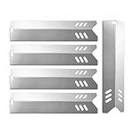 SHINESTAR 15'' Grill Heat Plate, Grill Replacement Part for Dyna-Glo, Backyard & Uniflame Grill, DGF510SBP, DGF493BNP, BY15-101-001-02, BY13-101-001-13, Stainless Steel, 5-Pack, 15" x 3-13/16"