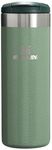 Stanley AeroLight Transit Bottle 16 oz | Locking Drink Through Lid | Leak Resistant Water Bottle or Coffee Travel Mug | Lightweight Insulated Stainless Steel | BPA-Free | Hammertone Green